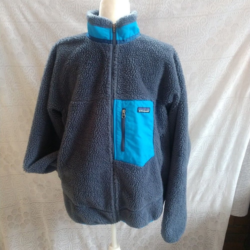 Patagonia Mens Classic Retro-X® Fleece Jacket Size L Vintage